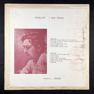 Bob Dylan Stealin' album 12" Rare vinyl record LP 33 RPM, EX